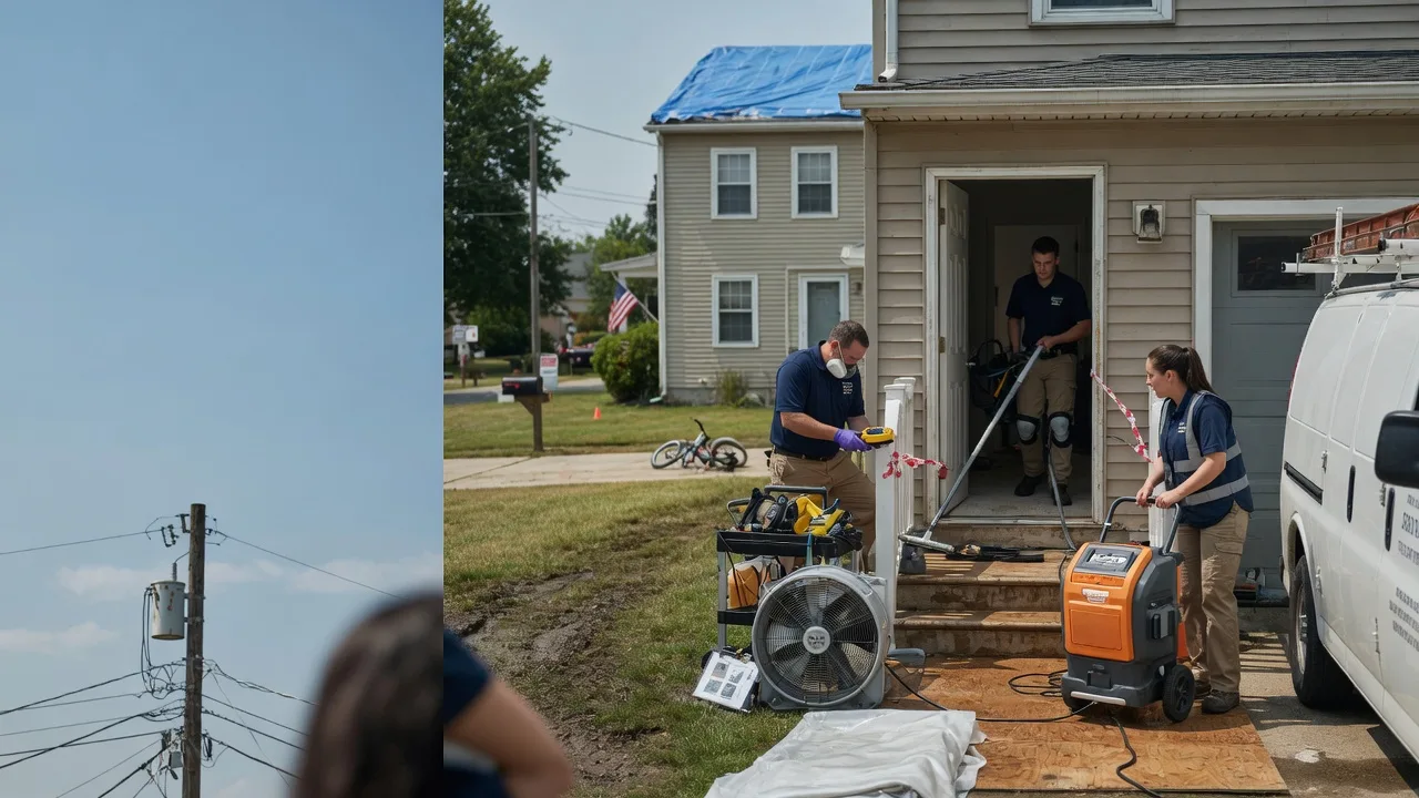 Water Damage Repair in Burlington, IN near me